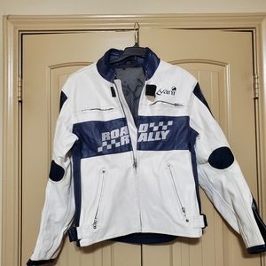 Vintage Kyani Motorcycle Leather Racing Jacket
